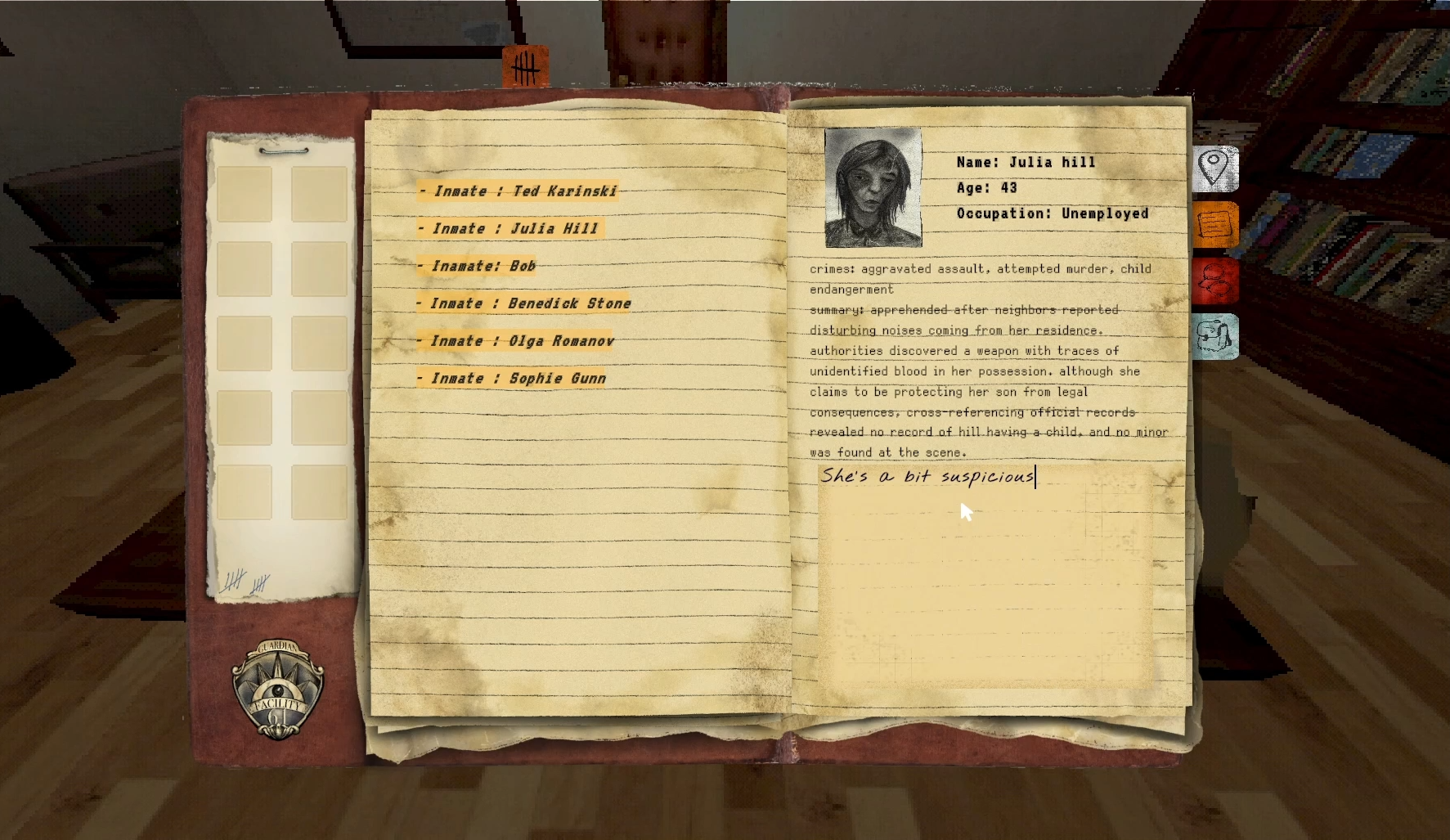 The Facility - Journal System